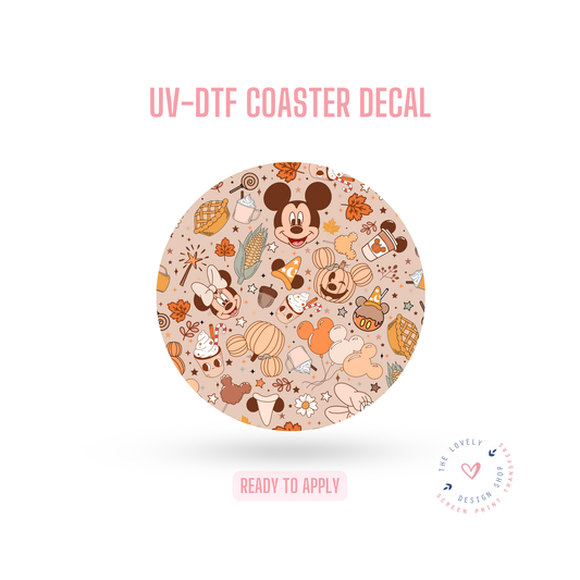 Magical Fall - UV DTF Coaster Decal - Sep 3