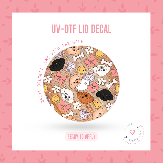 Goldendoodle - UV DTF Lid Decal - Nov 4