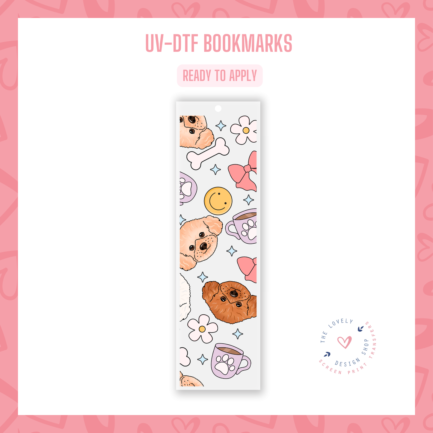 Goldendoodle - UV DTF Bookmark Decal - Nov 4