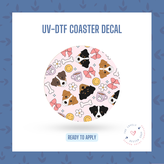 Jack Russell Terrier - UV DTF Coaster Decal - Nov 4