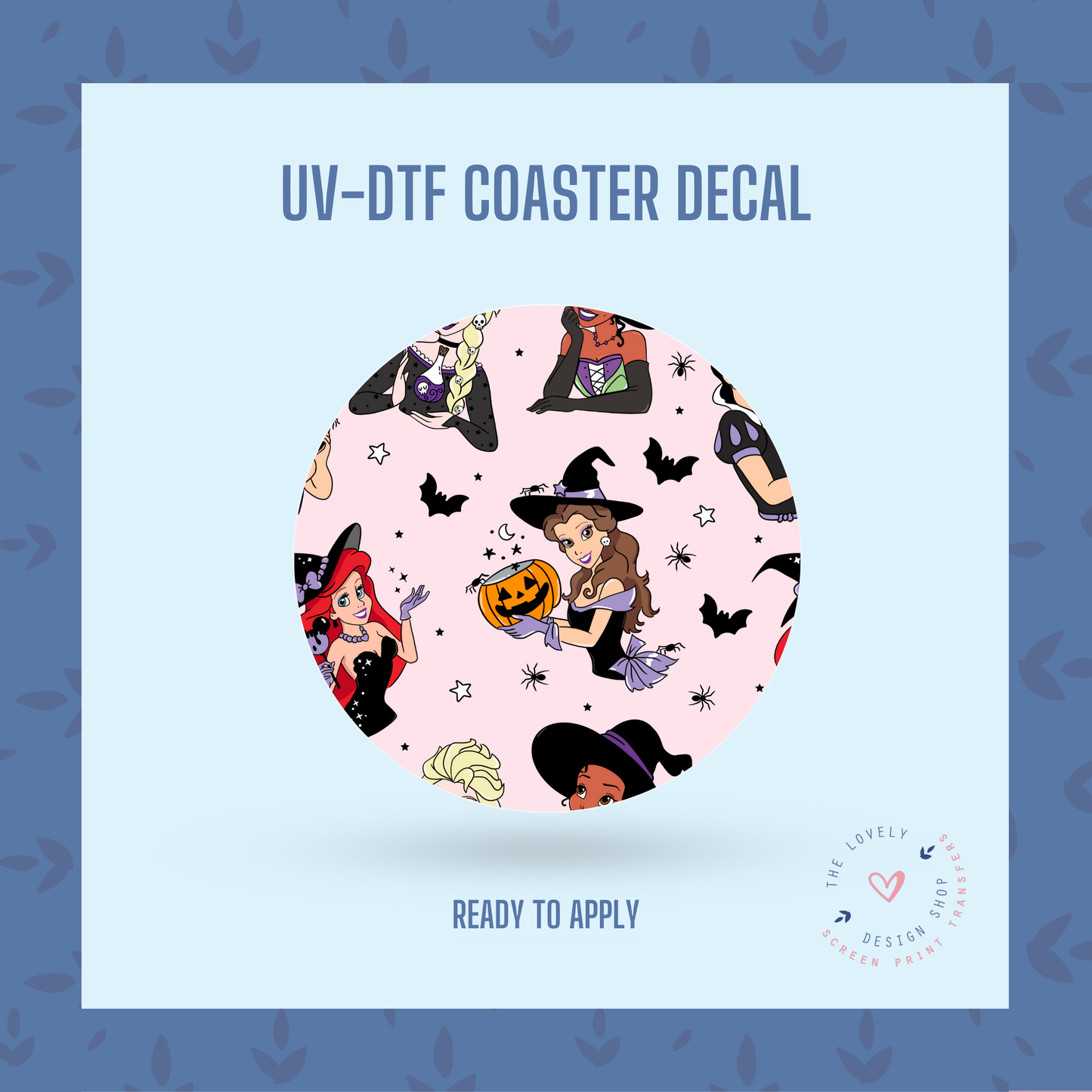 Magical Girl Witches - UV DTF Coaster Decal - Sep 3