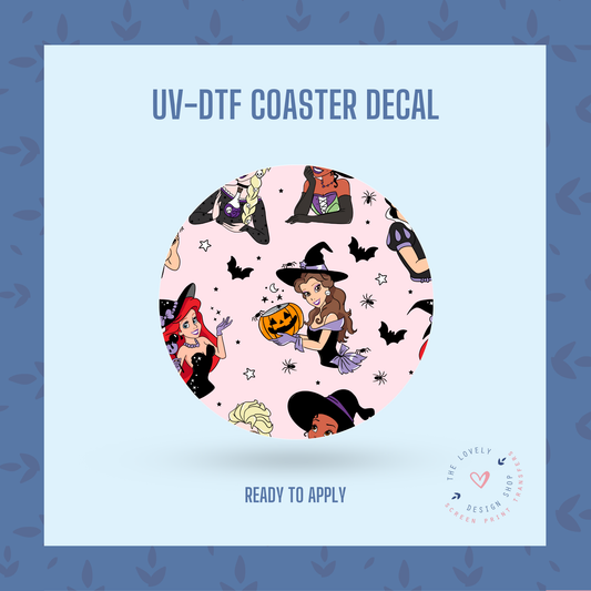 Magical Girl Witches - UV DTF Coaster Decal - Sep 3