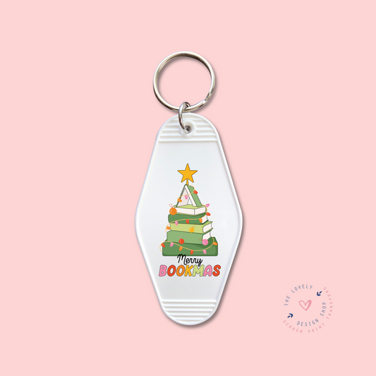 Merry Bookmas -  Keychain UV DTF Decal - Sep 9