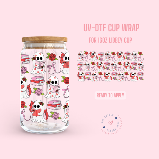 Romance Smut Ghost - UV DTF 16 oz Libbey Cup Wrap - Nov 18