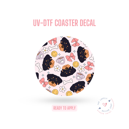 Rottweiler - UV DTF Coaster Decal - Nov 4