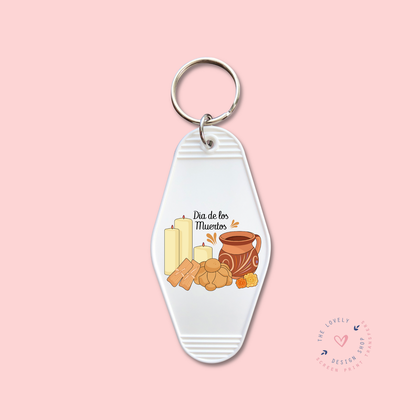 Dia De Los Muertos Food -  Keychain UV DTF Decal - Aug 26