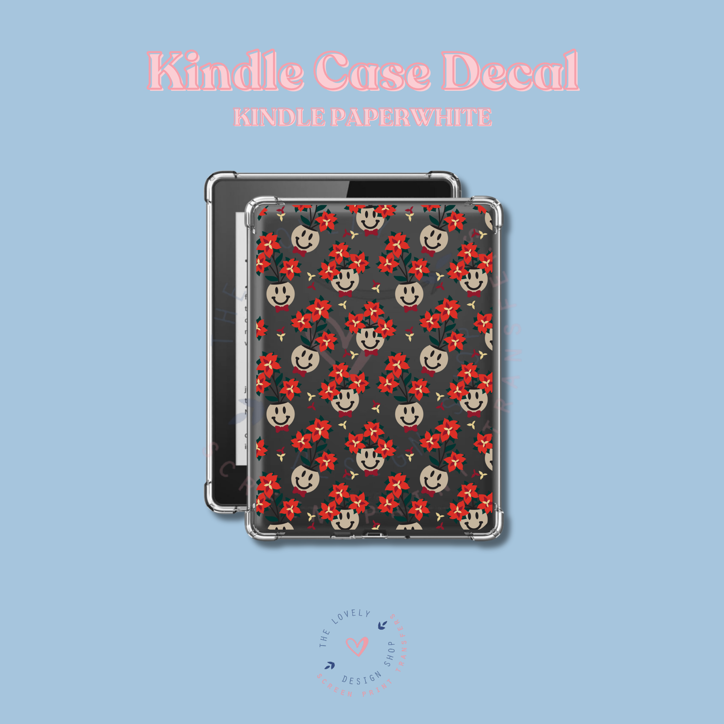 Gingerbread Planters - UV DTF Kindle Decal