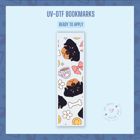 Rottweiler - UV DTF Bookmark Decal - Nov 4