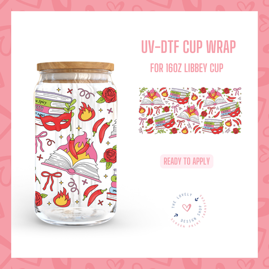 Smut Reader - UV DTF 16 oz Libbey Cup Wrap - Nov 18