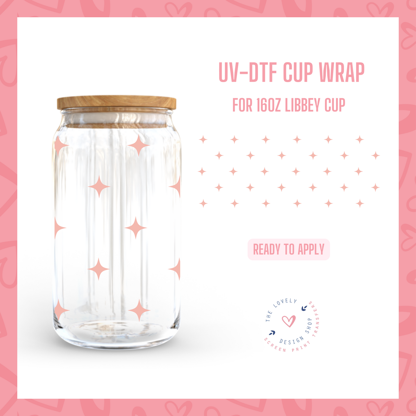 Little Sparks  - UV DTF 16 oz Libbey Cup Wrap - Dec 9