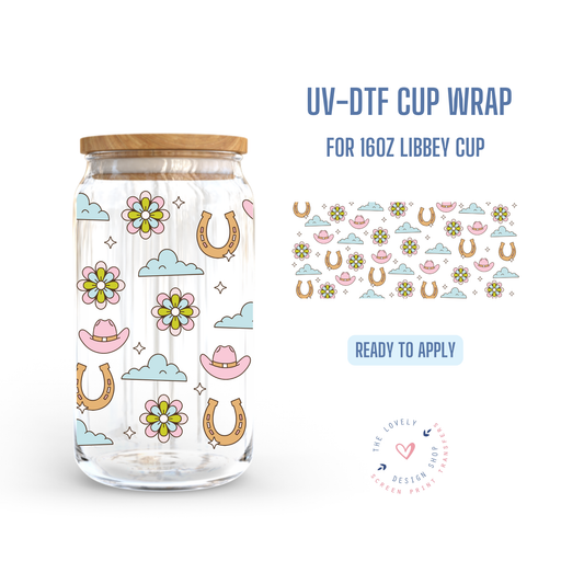 Create Your Own Luck - UV DTF 16 oz Libbey Cup Wrap - Jul 15