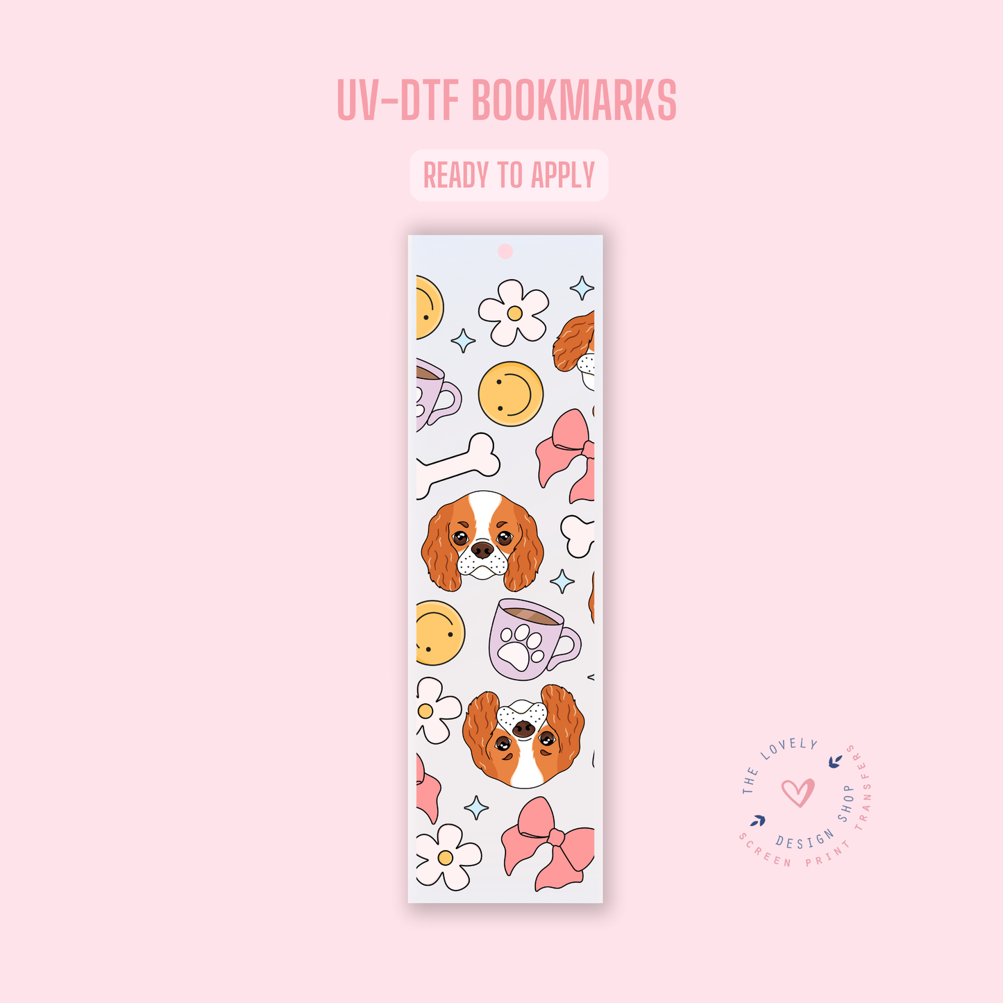 Cocker Spaniel - UV DTF Bookmark Decal - Nov 4