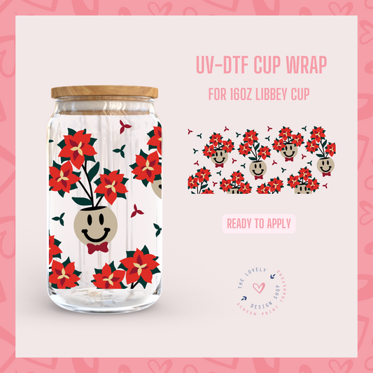 Gingerbread Planters - UV DTF 16 oz Libbey Cup Wrap - Oct 28