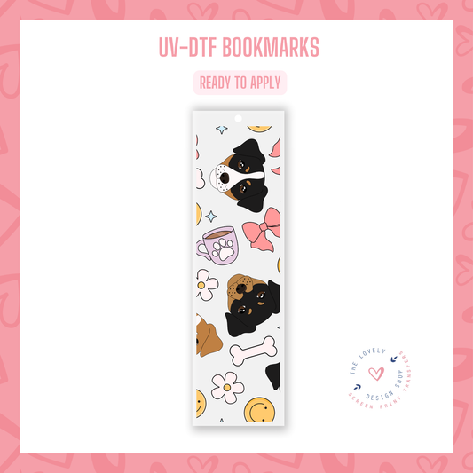 Jack Russell Terrier - UV DTF Bookmark Decal - Nov 4