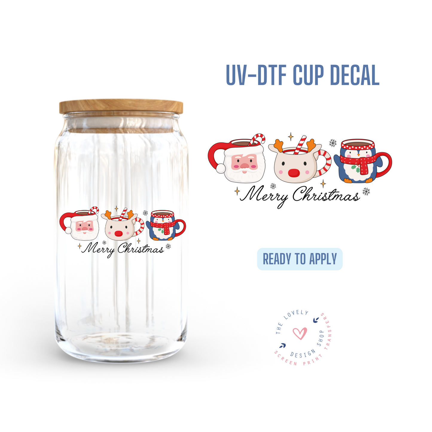 Christmas Ceramic Mug - UV DTF Cup Decal - Sep 23