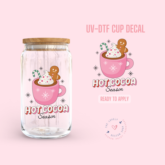 Hot Cocoa Season - UV DTF Cup Decal - Sep 16