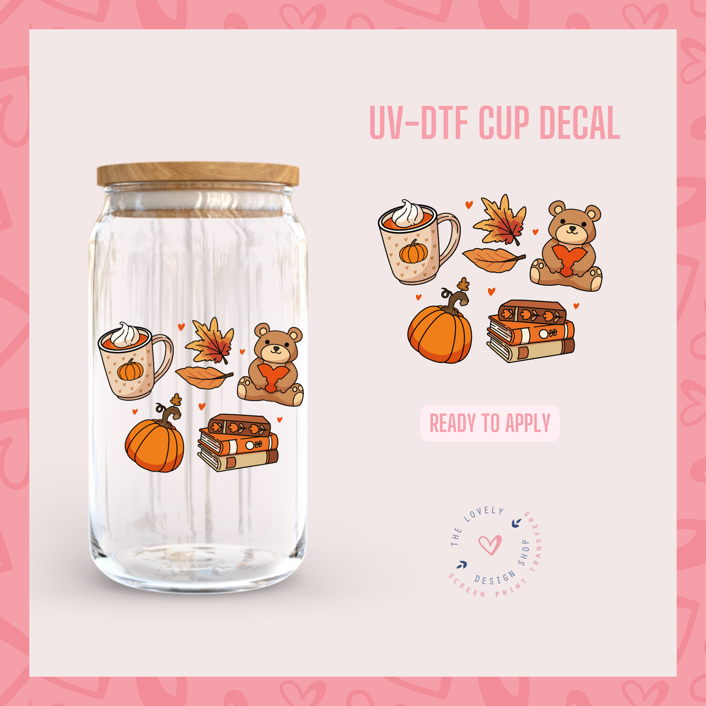 Cozy Fall - UV DTF Cup Decal - Sep 30