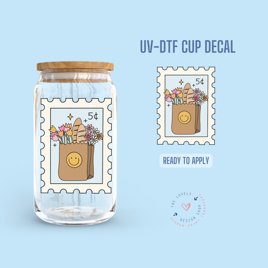 Market Stamps - UV DTF Cup Decal - Dec 31