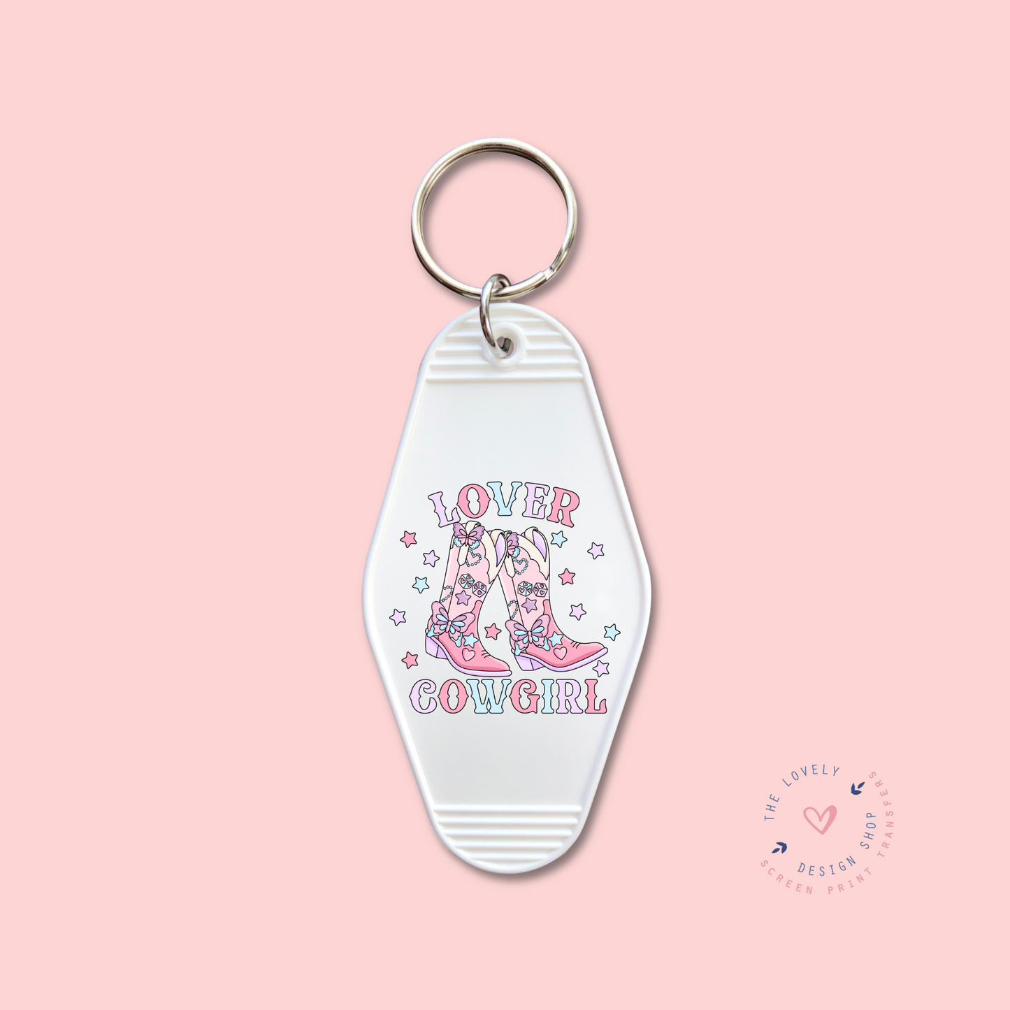 Lover Cowgirl Boots - Keychain UV DTF Decal - Jan 14