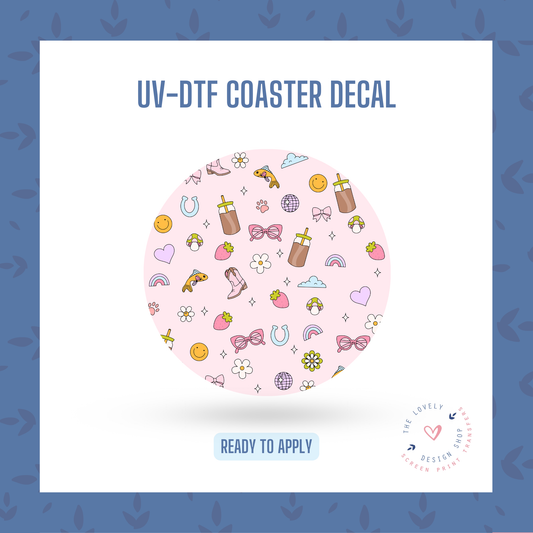 Iconic - UV DTF Coaster Decal - Sep 9