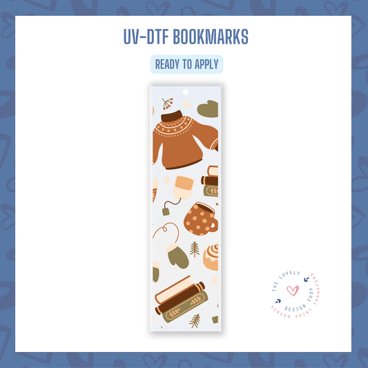 Cozy Winter - UV DTF Bookmark Decal - Oct 15