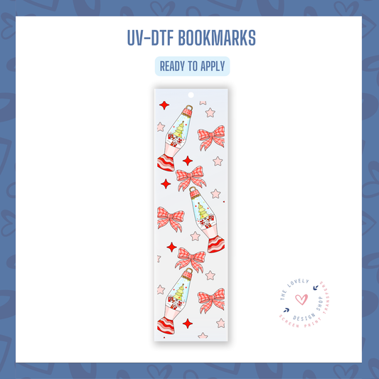 Christmas Lamp - UV DTF Bookmark Decal - Sep 30