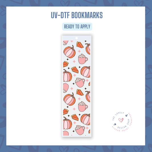 Pumpkin Spice And Everything Nice - UV DTF Bookmark Decal - Jul 22