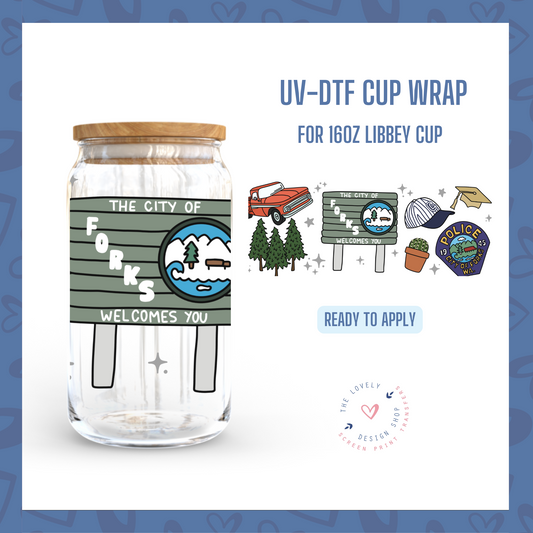 Twilight - UV DTF 16 oz Libbey Cup Wrap - Jan 6