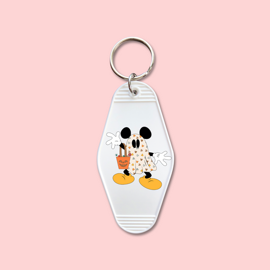 Male Mouse Ghost (Set of 5) -  Keychain UV DTF Decal - July 22