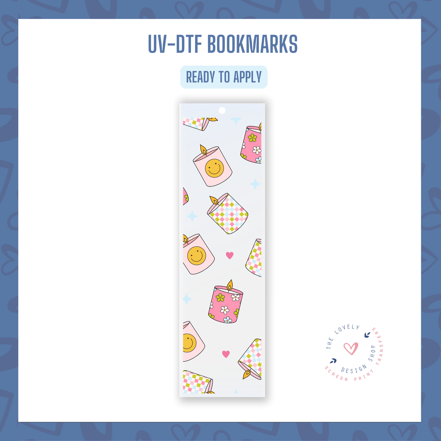 Happy Candles - UV DTF Bookmark Decal - Jul 29