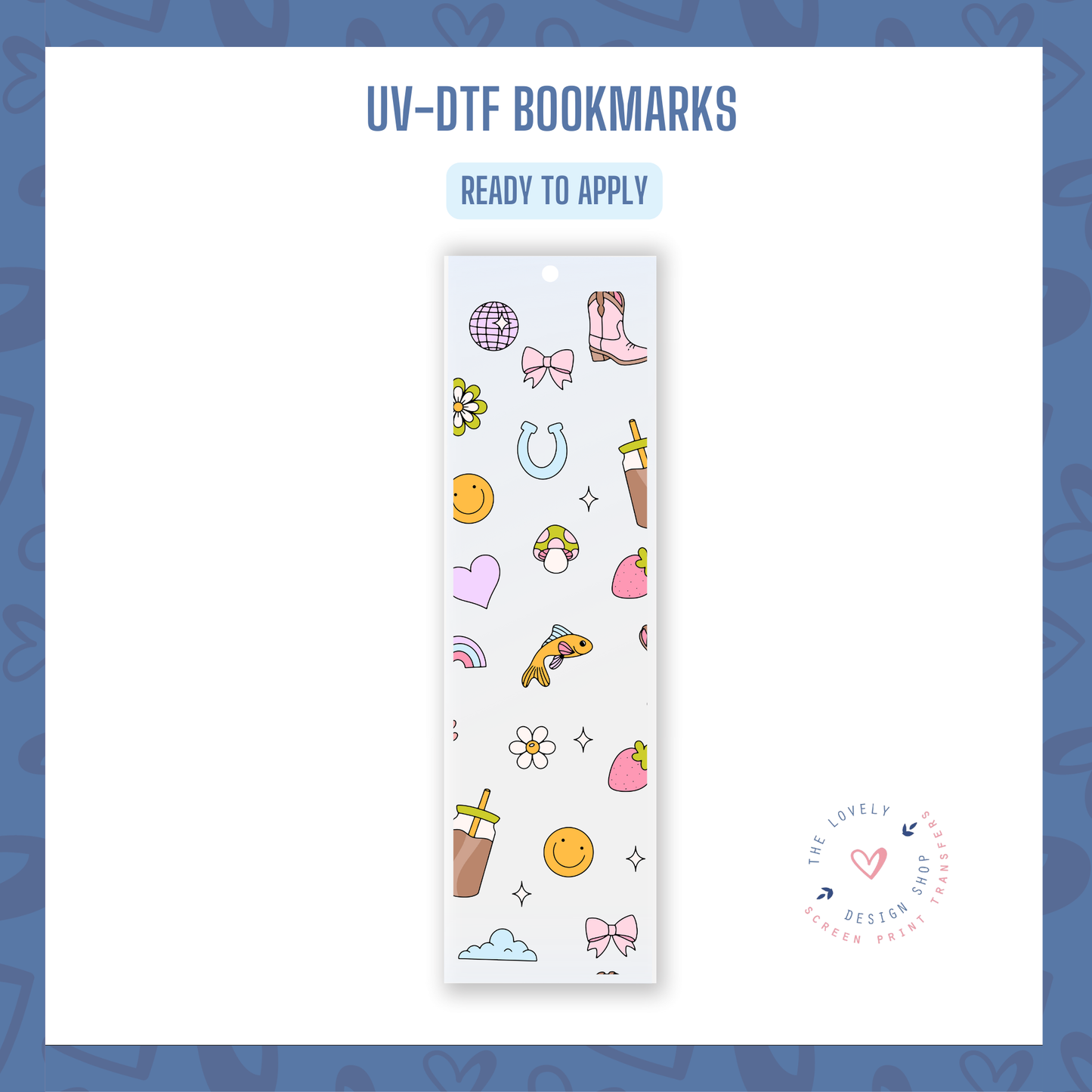 Iconic - UV DTF Bookmark Decal - Sep 9