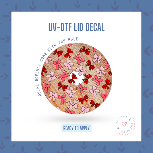 P&R Bows - UV DTF Lid Decal - Dec 23