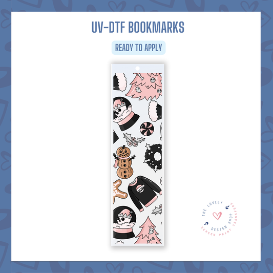 Christmas Spirit - UV DTF Bookmark Decal - Nov 18