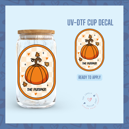 The Pumpkin Label - UV DTF Cup Decal - Sep 30