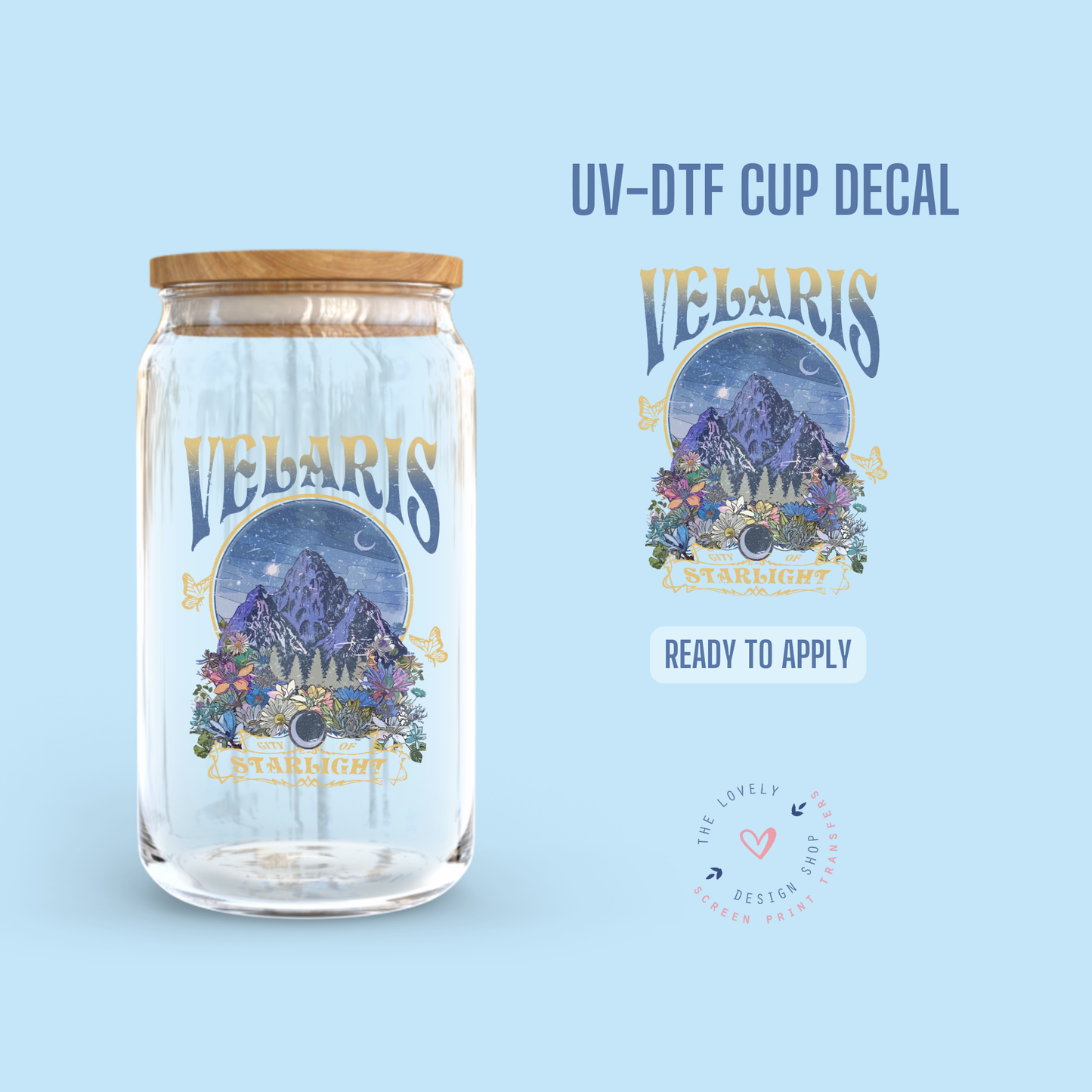 Velaris - UV DTF Cup Decal - Aug 12