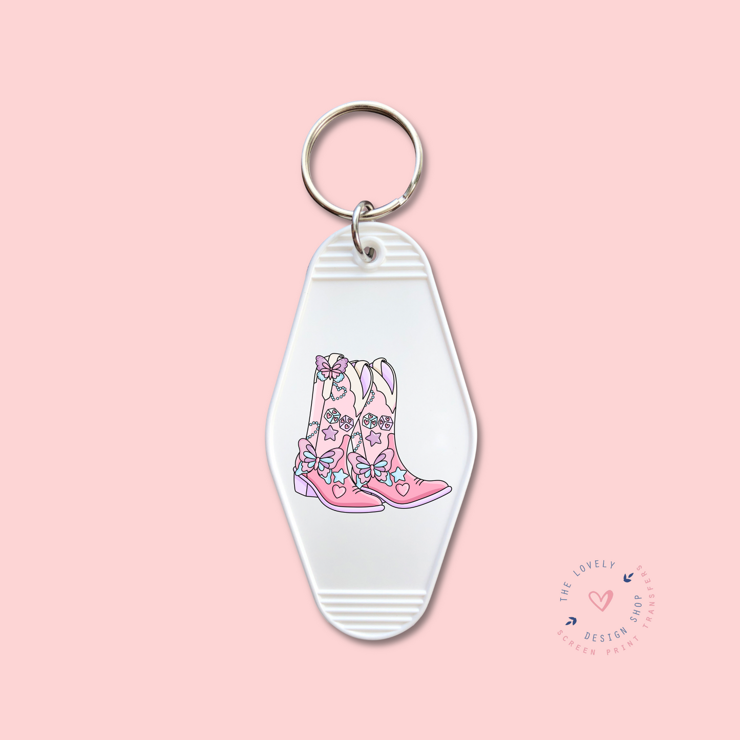 Lover Cowgirl Boots - Keychain UV DTF Decal - Jan 14