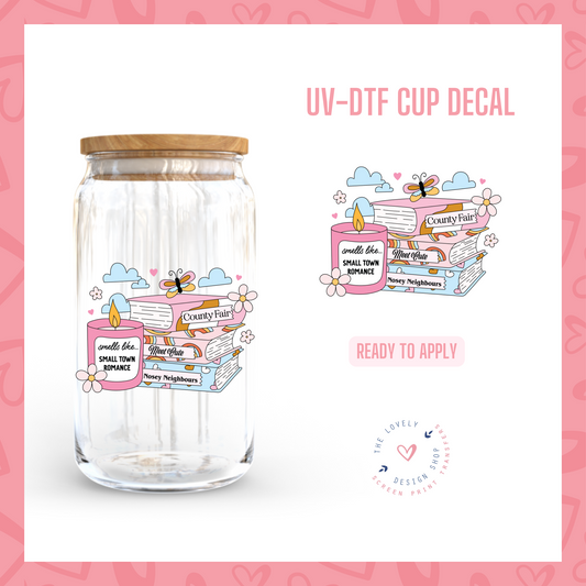 Smells like.. Small Town Romance - UV DTF Cup Decal (Ready to Ship) Apr 17