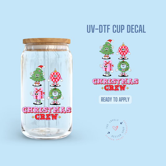 Christmas Crew - UV DTF Cup Decal - Oct 15