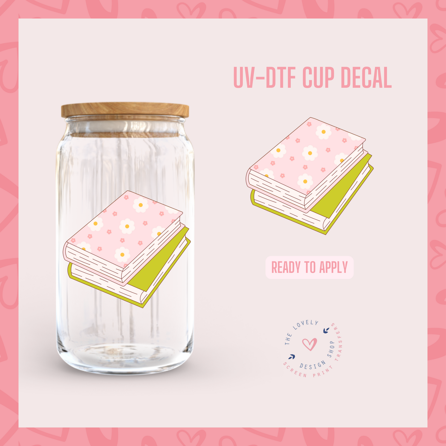 Books - UV DTF Cup Decal - Dec 16