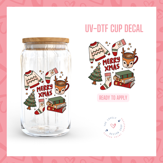 Cozy Christmas - UV DTF Cup Decal - Sep 30