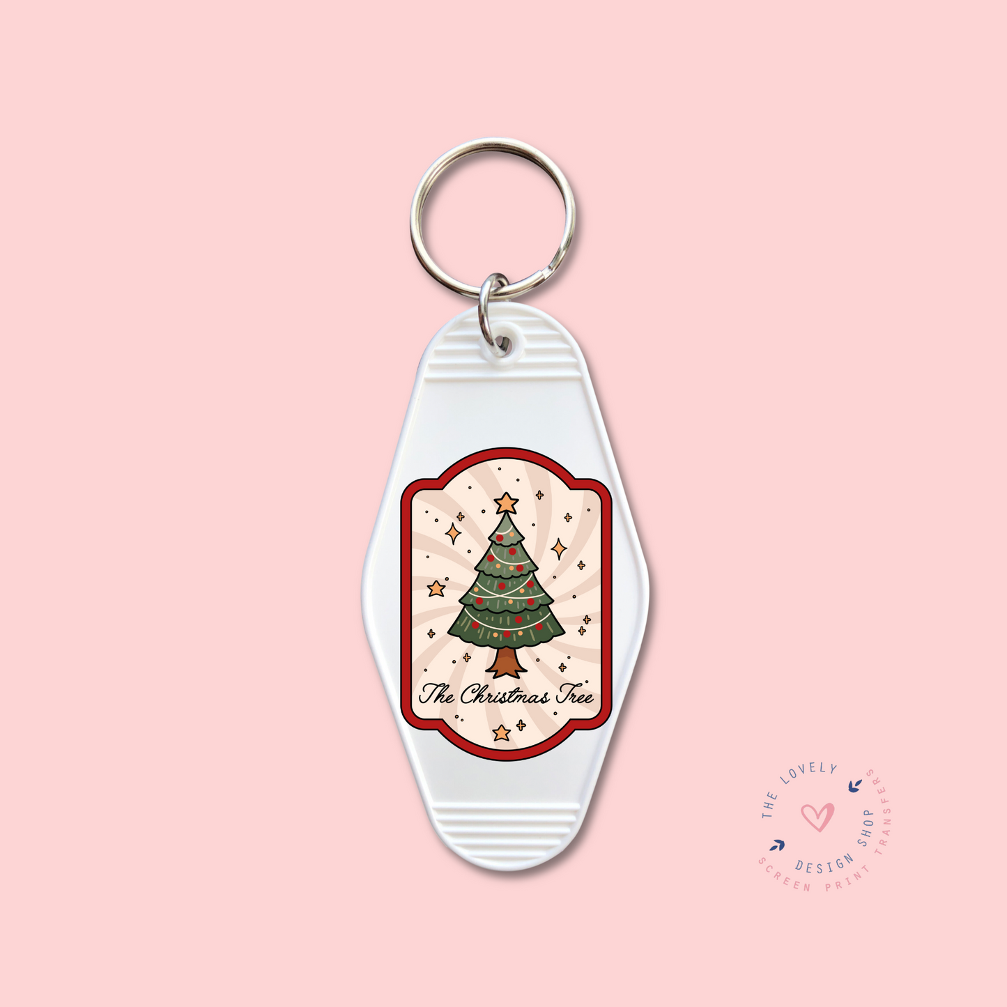 The Christmas Tree Label  -  Keychain UV DTF Decal - Sep 30