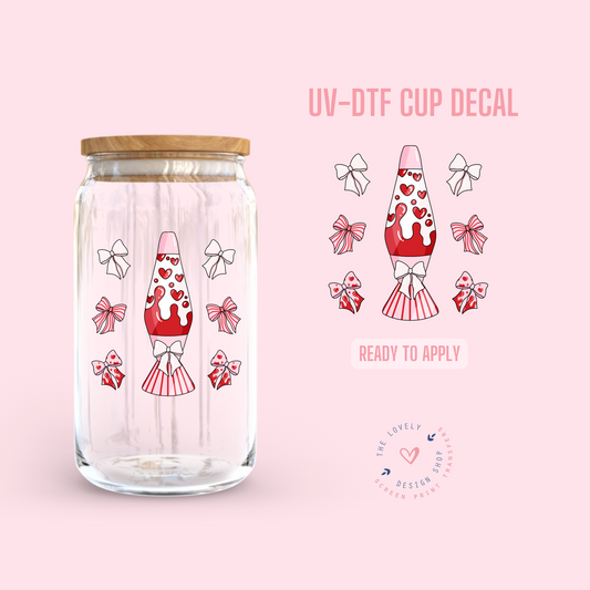 Heart Lava Lamp - UV DTF Cup Decal - Jan 6