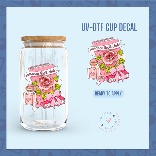 Romance Book Club - UV DTF Cup Decal - Dec 23