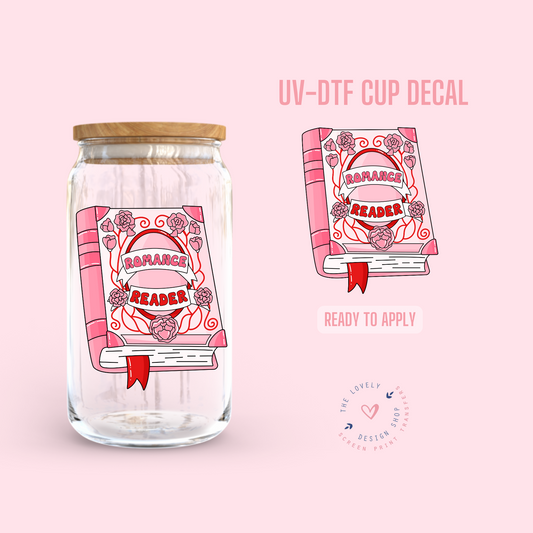 Romance Reader - UV DTF Cup Decal - Dec 23