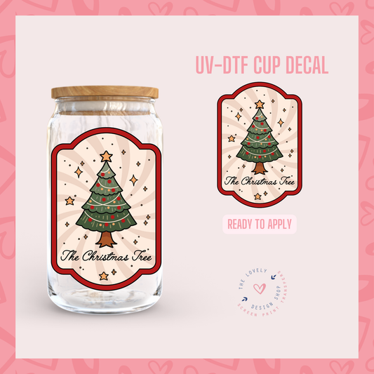 The Christmas Tree Label - UV DTF Cup Decal - Sep 30