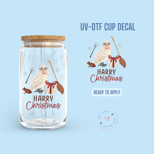 Harry Christmas - UV DTF Cup Decal - Dec 2