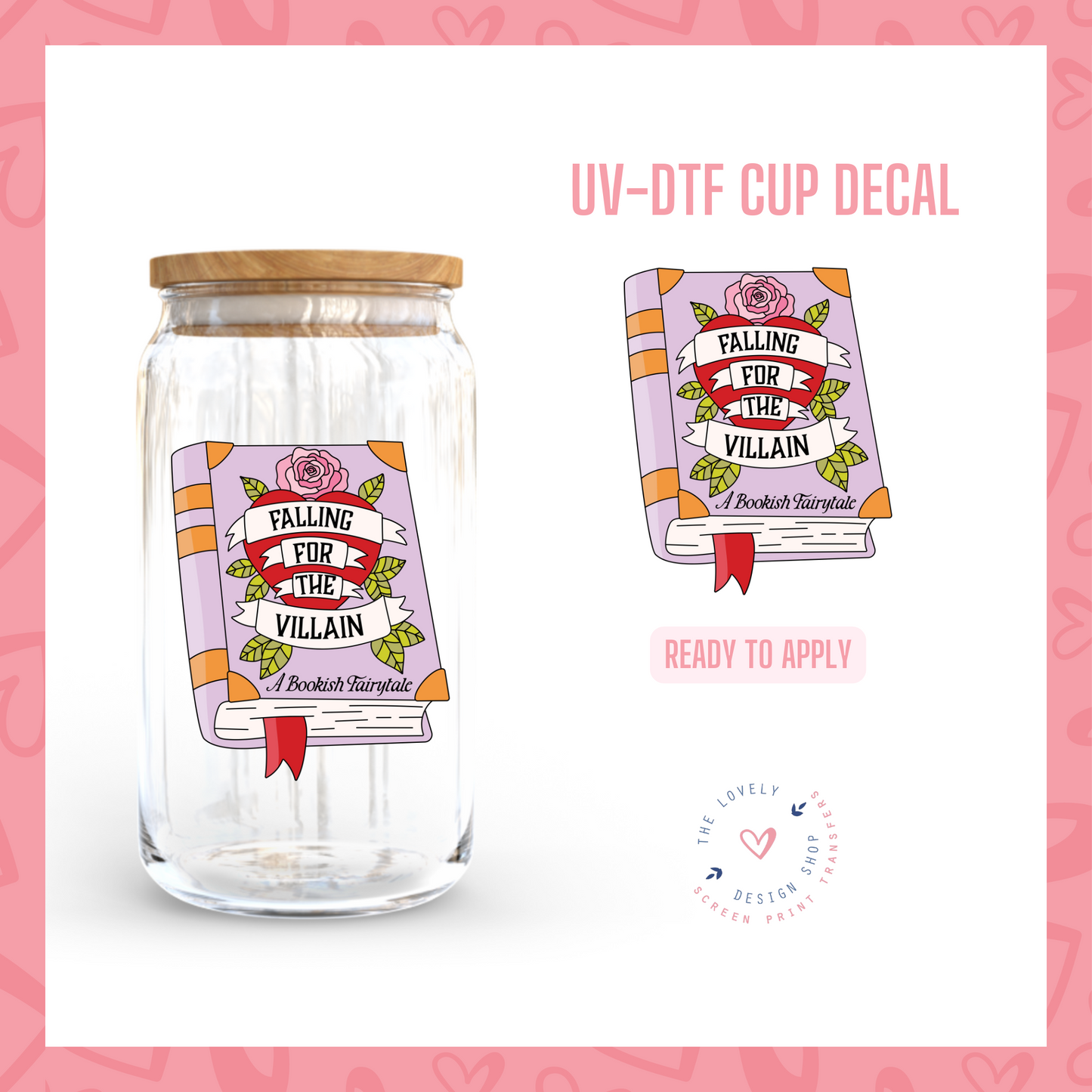 Bookish Fairy Tale - UV DTF Cup Decal - Oct 8