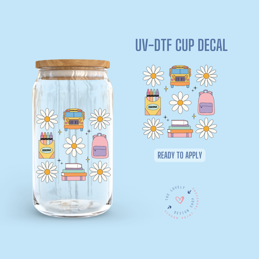 Back To School - UV DTF Cup Decal - Jul 29