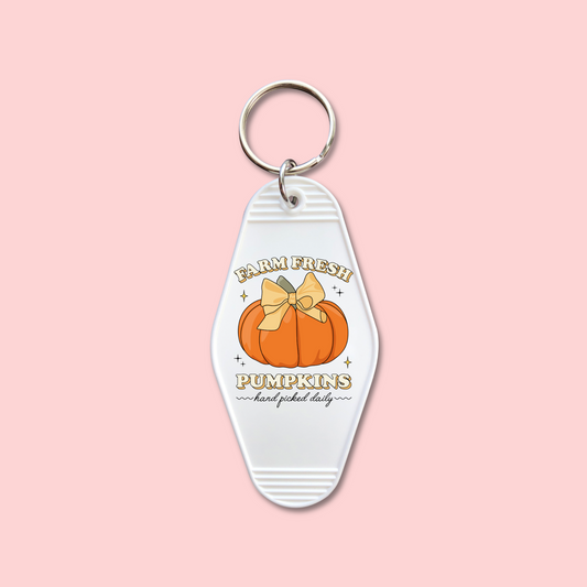 Farm Fresh Pumpkins -  Keychain UV DTF Decal - July 22