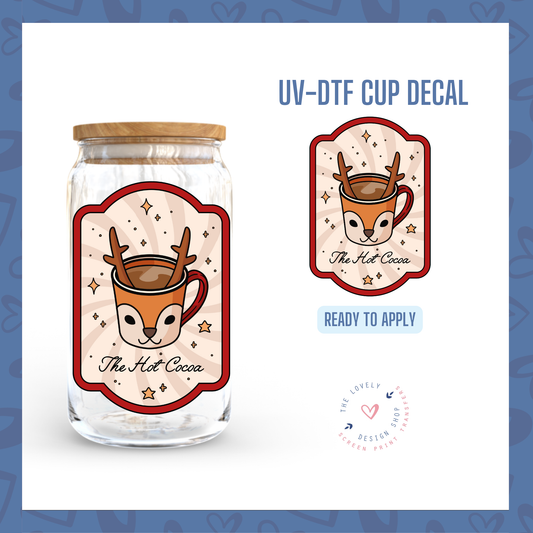 The Hot Cocoa Label - UV DTF Cup Decal - Sep 30